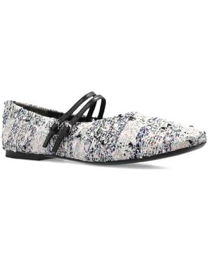 Tory Burch Mary Jane Ballet Flats - White