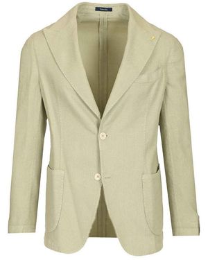 Guarinucci Cotton Linen Blazer - Green
