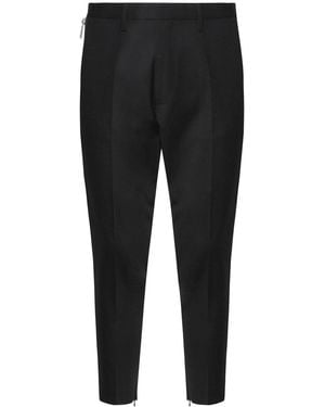 DSquared² Blended Wool Pants - Black