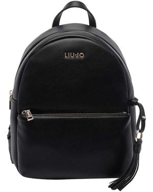 Liu Jo Logo Backpack - Black