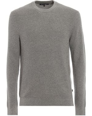 Michael Kors Soft Cotton And Wool Jumper - Grey