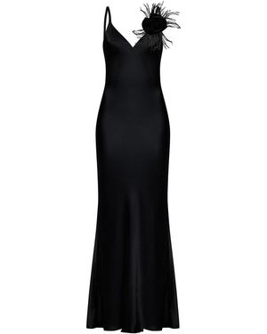 ROOM76 Long Silk Blend Sat - Black