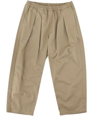 Maison Margiela Low Crotch Cotton Trousers - Natural