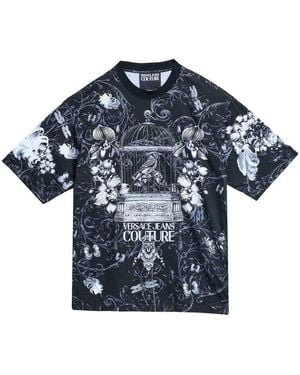 Versace Jeans Couture Tshirt Cabinet De Couriosite - Blue