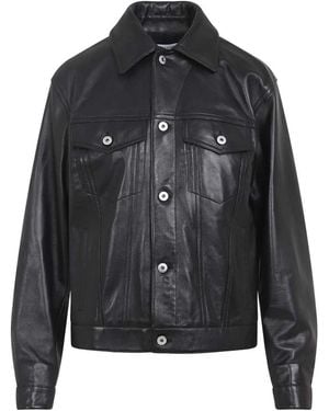 Bottega Veneta Leather Jacket - Black