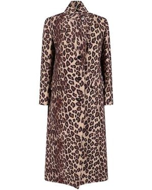 Alberto Biani Virgin Wool Coat - Multicolour