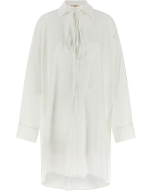 DI.LA3 PARI' Oversize Shirt - White