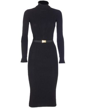 Elisabetta Franchi Knitted Dress - Blue