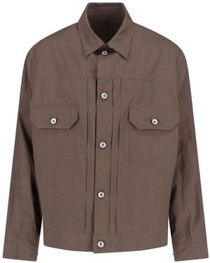 Sacai Shirt Jacket - Brown