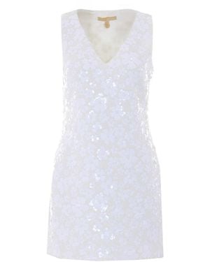 MICHAEL Michael Kors Sequins Mini Dress - White