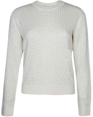 Golden Goose Journey Jumper With Crystal Detail - Grey