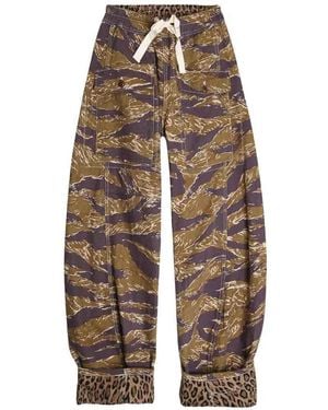 R13 Camo Reversible Utility Trousers - White