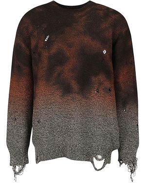 Children of the discordance Cotton Sweatshirt - Brown