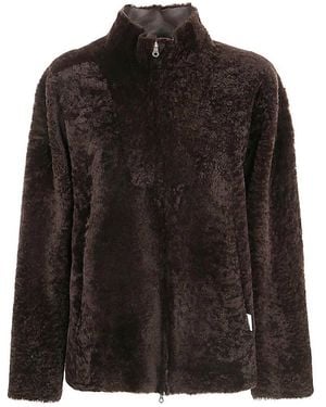 DESA NINETEENSEVENTYTWO Shearling Jacket - Black