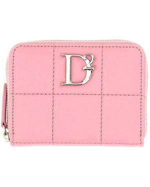DSquared² Wallet With Logo - Pink