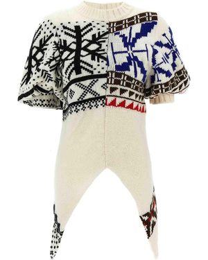 Sacai Jacquard Jumper - Black