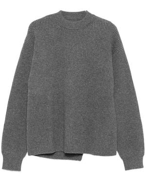Jil Sander Wool Crewneck Sweater - Gray