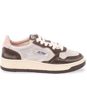Autry 'Medalist' Low Sneakers - Pink