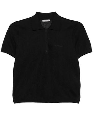 Moncler Short Sleeve Polo - Black
