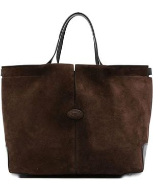 Tod's Di Bag Folio Medium - Brown