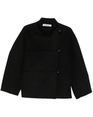 Rohe Casualjacke - Schwarz