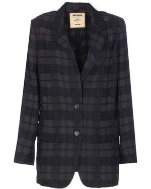 Uma Wang Kali Jacket Frontal Buttons Closure - Black