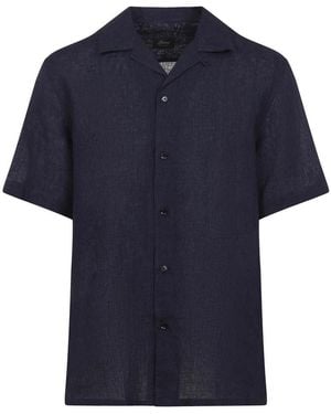 Brioni Cuban Shirt - Blue