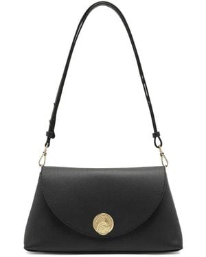 Coccinelle Nikla Medium Leather Bag - Black