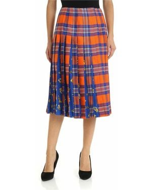 Vivetta Kilt Skirt - Blue