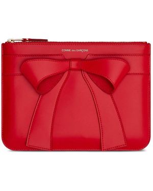 Comme des Garçons Big Bow Pouch - Red
