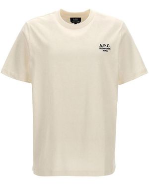 A.P.C. Maglietta Standard Di Rue Madame - Neutro