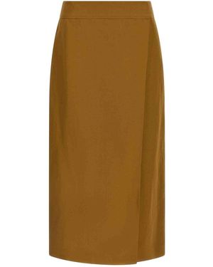 Alberto Biani Gonna Avvolgente - Neutro