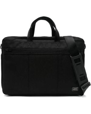 Porter-Yoshida and Co Tension 2Way Briefcase - Black