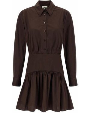 STAUD Shirt Dresses - Brown