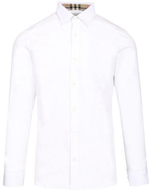 Burberry Slim Fit Shirt - White