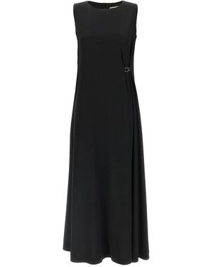 Herno Fluid Diagonal Dress - Black