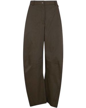 Herno Wide Leg Pants - Green