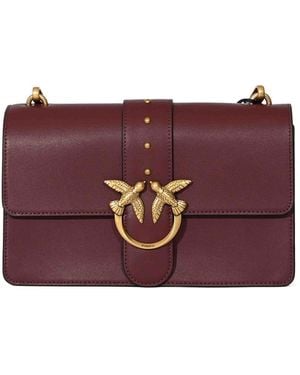 Pinko Classic Love One Simply Ribes Bag - Purple