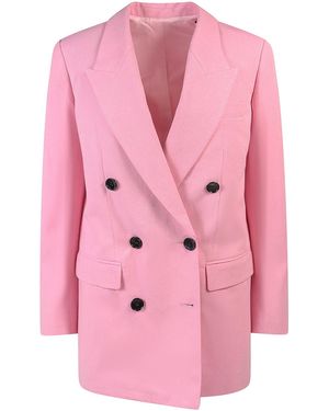 Isabel Marant Viscose And Cotton Blazer - Pink