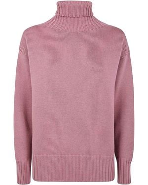 Drumohr Long Sleeve Turtle Neck - Pink
