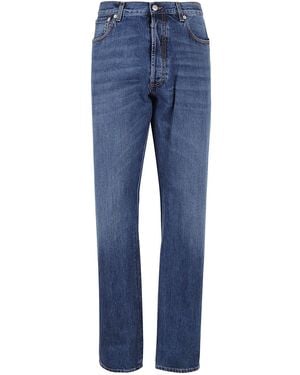 McQueen Vaqueros Rectos - Azul