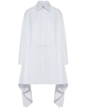 JW Anderson J.W.Anderson Side Knot Shirt Dress - White