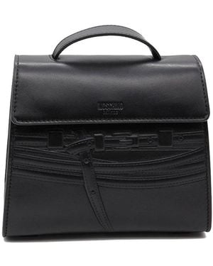 Moschino Tie Me Embossed Small Bag - Black