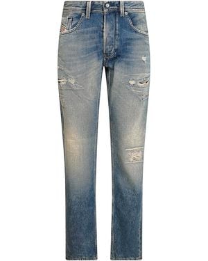 DIESEL Vaqueros Pitillos - Azul