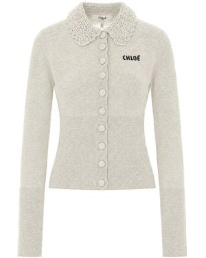 Chloé Cardigan - Bianco