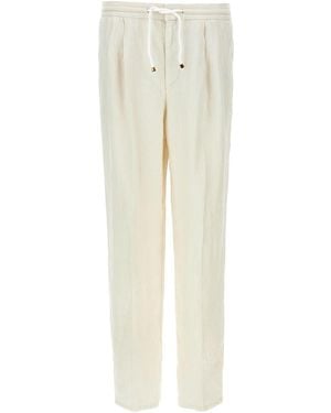 Brunello Cucinelli Linen Pants - Natural