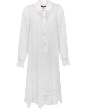 Max Mara Mstmela Shirt Dress - White