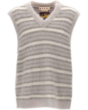 Marni Fuzzy Wuzzy Vest - Grey