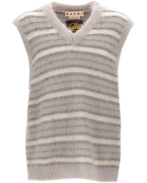 Marni Fuzzy Wuzzy Vest - Grey
