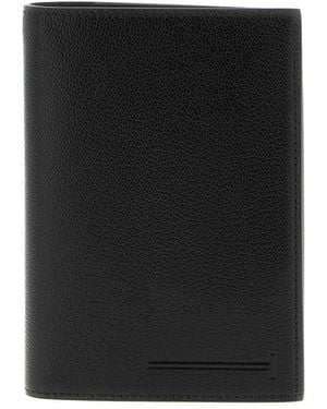 Tom Ford T Line Passport Holder - Black